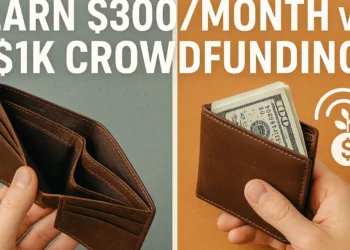 Earn $300/Month via $1K Crowdfunding